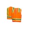 Pyramex Safety Vest, Hi-Vis, Orange, Medium RVZ2420M - alternate 2